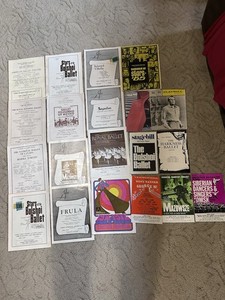 A Dozen Plus Vintage Ballet Dance Programs , Flyers from Chicago