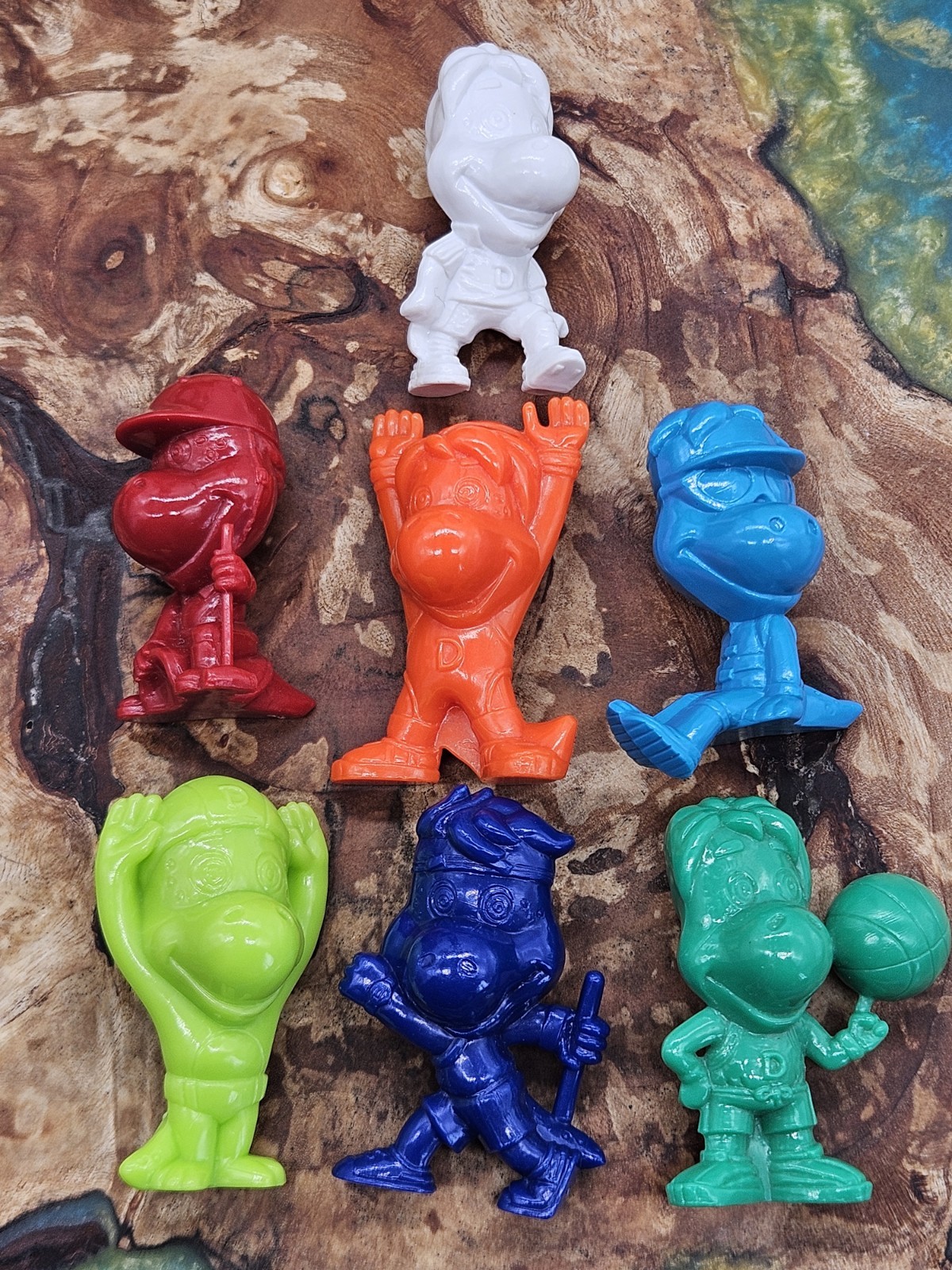 DANONE YOGURES BRASIL ESCASO 2016 Dino Arena Conjunto de 7 Figuras. 7/8