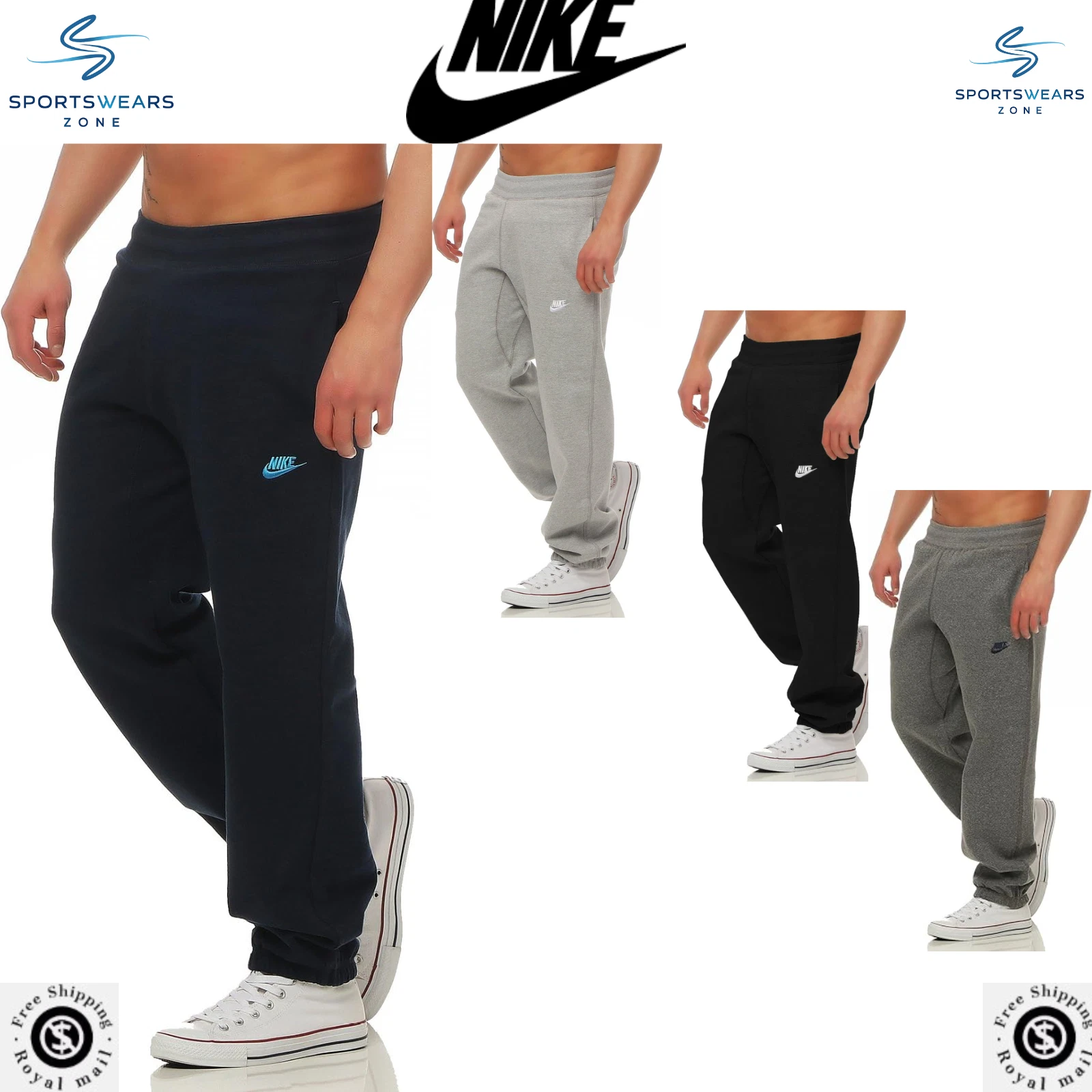Nike Men's Fleece Joggers Tracksuit Bottoms Track Jogging Sweat Pant S M L XL
Opens in a new window