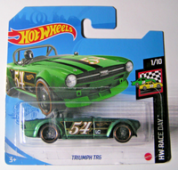 Hot Wheels - Triumph TR6 - GrüN - Hw Race Day 2021 - GRX91