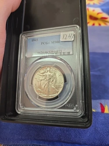1945 P PCGS MS66 Walking Liberty Half Dollar