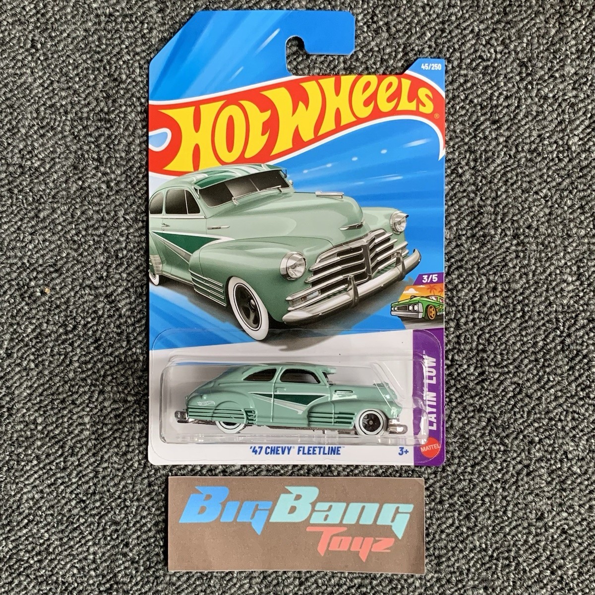 Hot Wheels 47 Chevy Fleetline Green #45 Mainline 2026 Case B (In