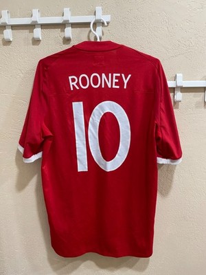 England 2010/12 Away Football Shirt Umbro Fußball Trikot Gr. L ROONEY #10