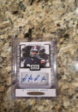 2021 Sage Premier Draft - Autographs D'Angelo Amos #A55 (AU, RC)