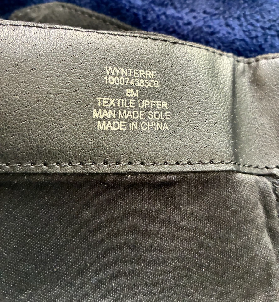 Style & Co WYNTERRF женщин колена на танкетке каблуке ботинки черный искусственной замши - Изображение 4 из 4