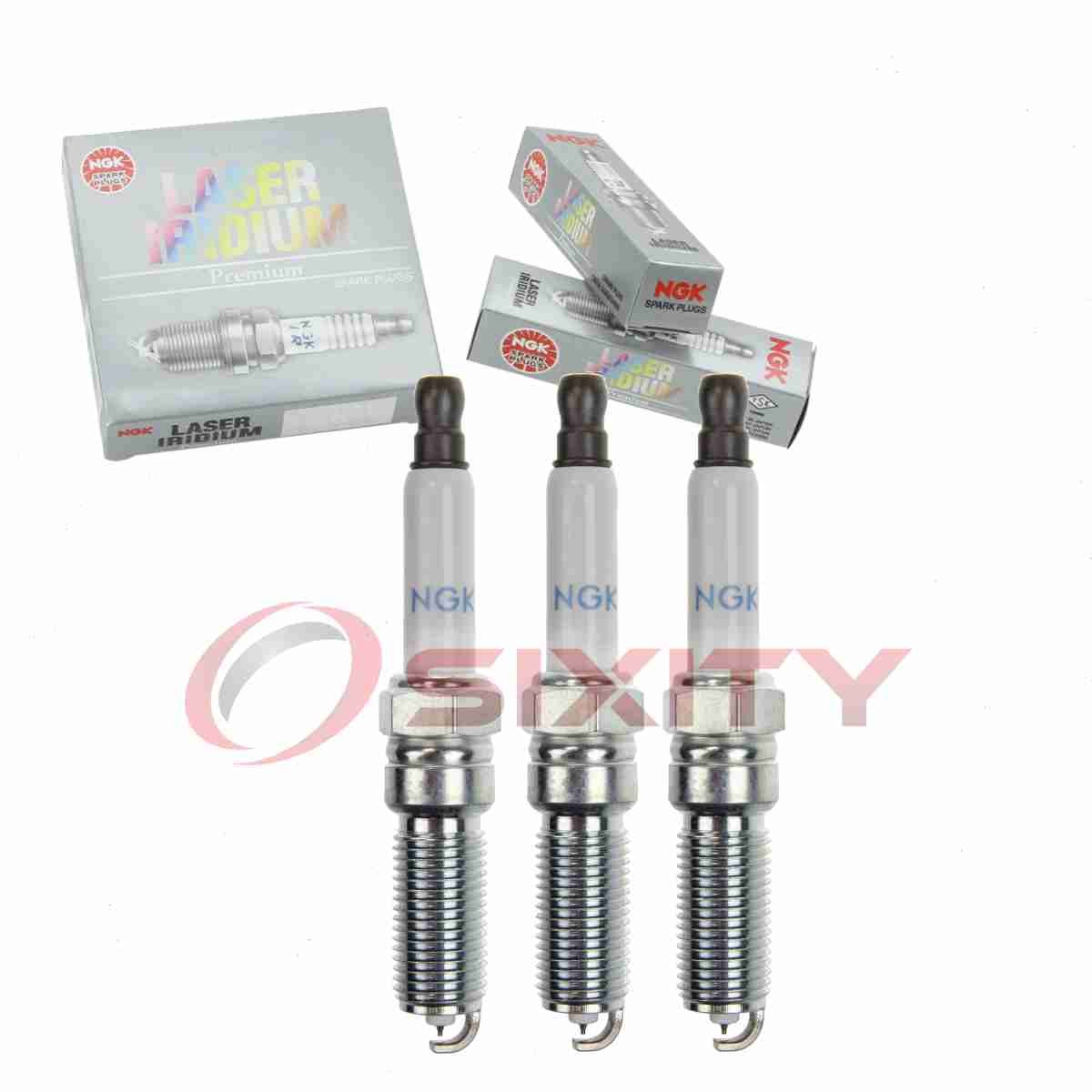 3 pc NGK Laser Iridium Spark Plugs for 2021 Chevrolet Trailblazer 1.2L L3 ga