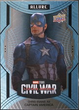 2022 Upper Deck Allure Marvel Studios #104 Chris Evans as Captain America HS NM