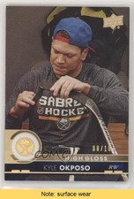 2017-18 Upper Deck High Gloss 8/10 Kyle Okposo #21 READ 7ez