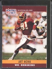 1990 Pro Set NFL - #328 Art Monk - Washington Redskins