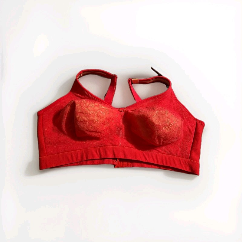 Lane Bryant  42DDD  No Wire Bra Hot Pink