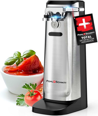 Electric Can Opener with Knife Sharpener and Bottle Opener