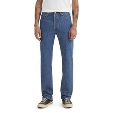 Levi's 501 Original 36x30 Men's Straight Leg Button Fly Jeans Medium Stonewash