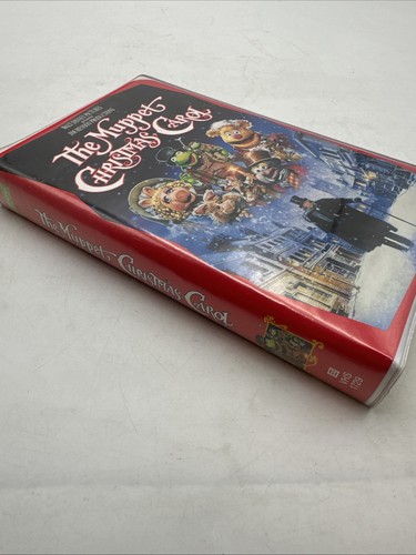 The Muppet Christmas Carol Clamshell VHS Starring Michael Caine As Scrooge VGUC - Picture 8 of 13