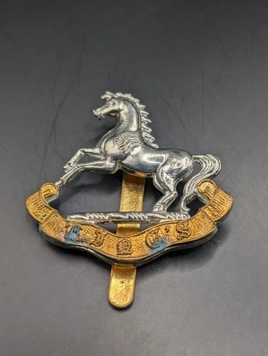 Original British Army Cap Badge King's Regiment (Liverpool) Vintage Military WW2