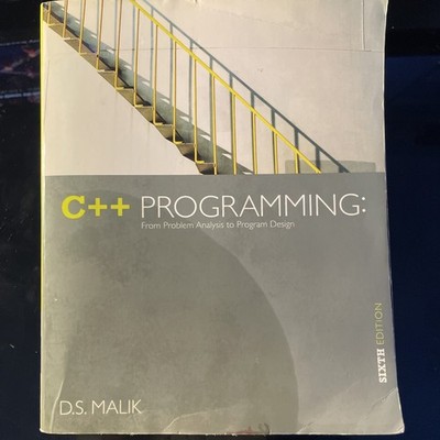 C++ Programming: From Problem Analysis to Program Design (2012, Trade Paperback)