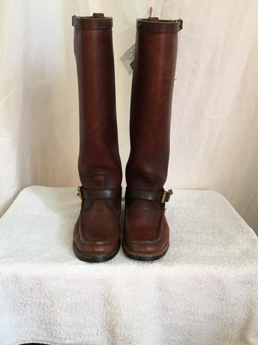 WC Russell Moccasin Co. Unisex Men's 8 Ladies 9.5 Tall Snake Boots EUC - Picture 7 of 9