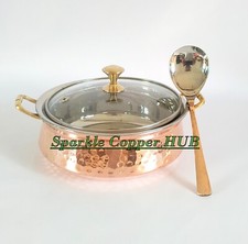 Cuivre Acier Inoxydable Casserole Cuillère De Service Vaisselle 1250 ML