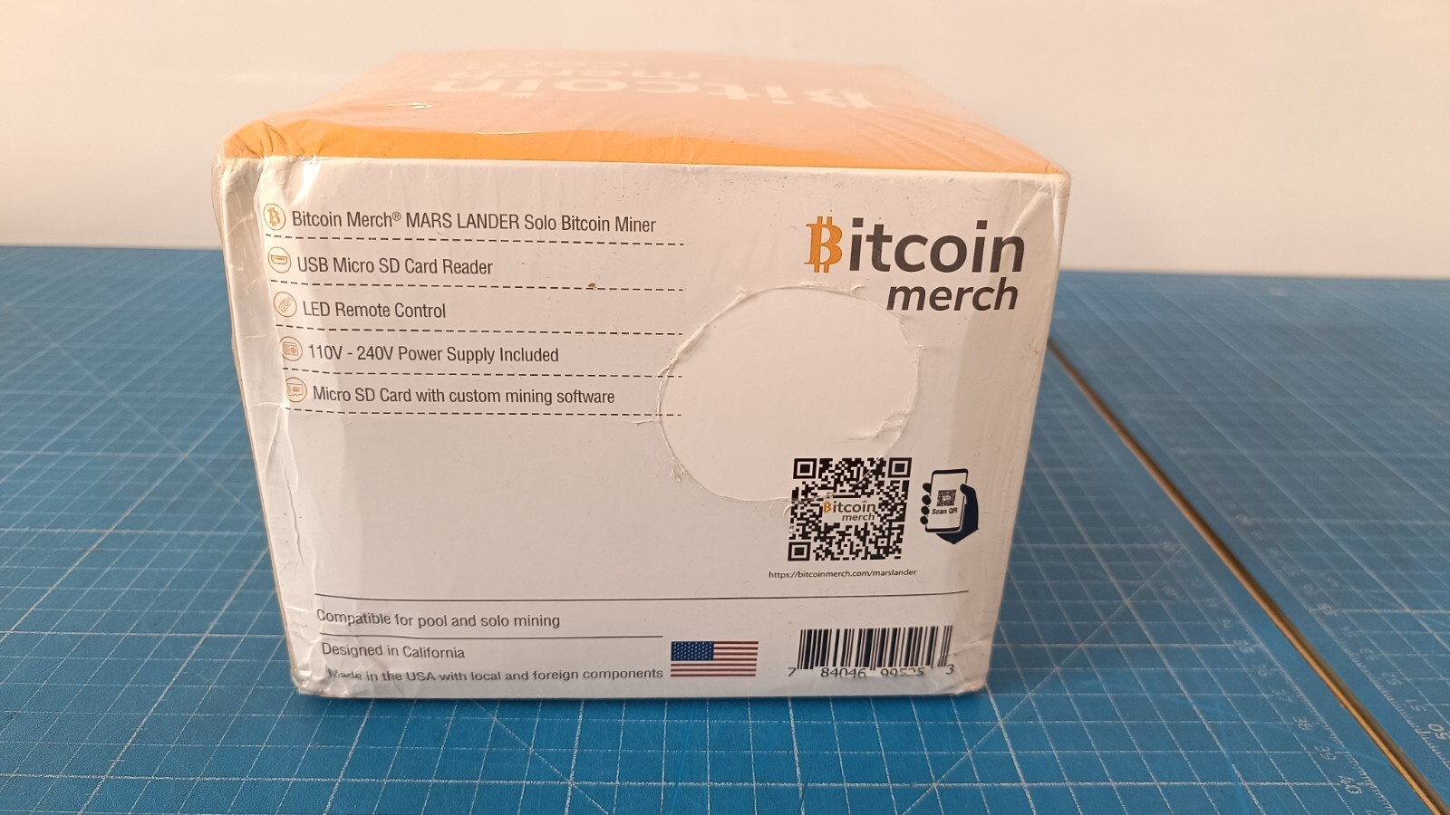 Bitcoin Merch Mars Lander Solo Bitcoin Miner - Hasta 300GH/s _0.7_5 -  Shopping.com