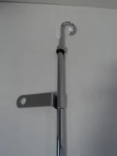 BBC Chrome Steel Engine Oil Dipstick 396 427 454 472 502 Tube Dip Stick BB Chevy