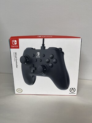 Power A Nintendo Switch Wired Pro Controller Style Gamepad Black New Open Box