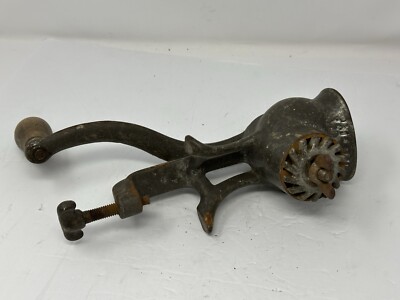 Vintage Eclipse Hand Crank Meat Grinder / Food Chopper  Very Unusual Style