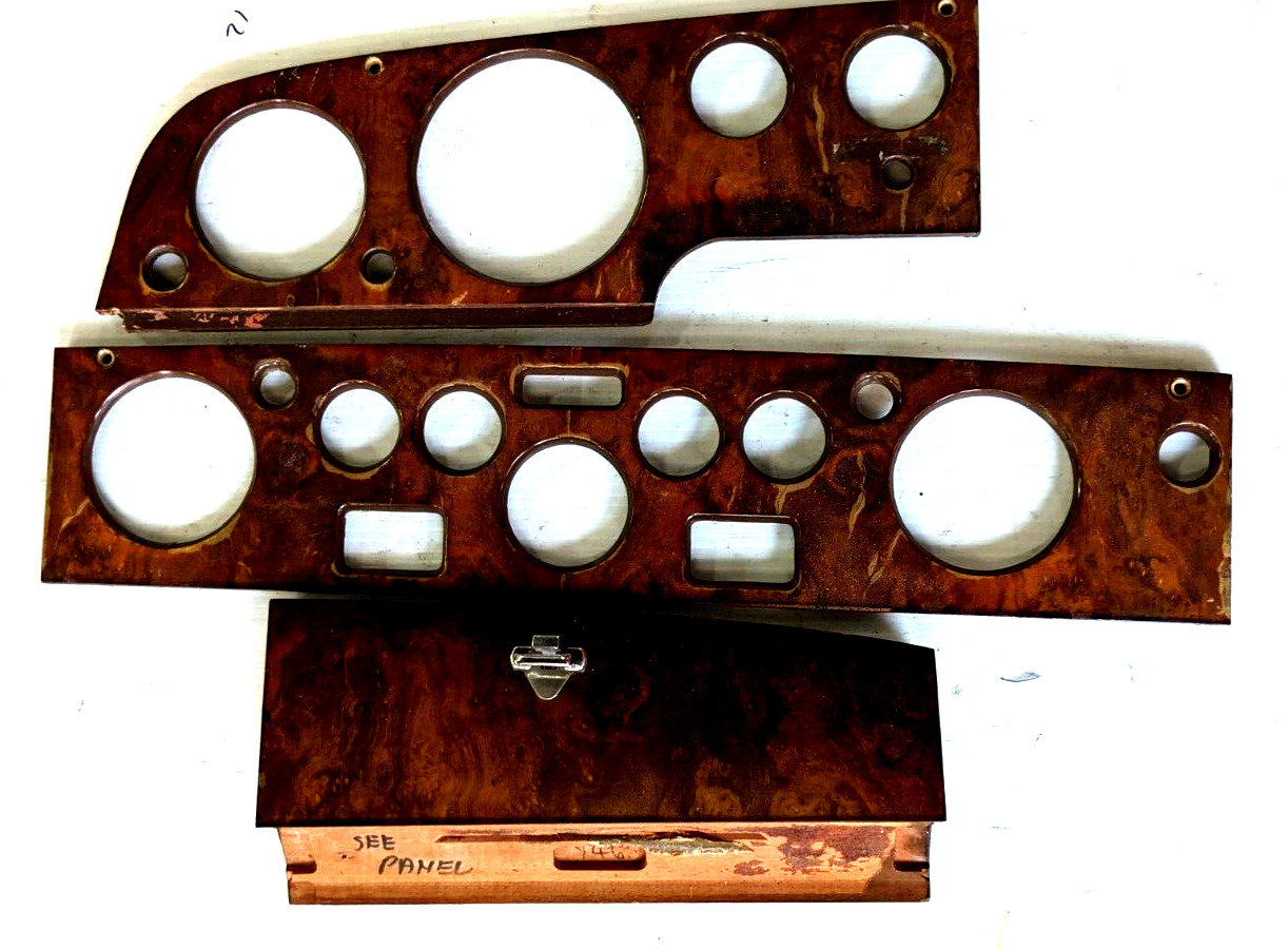 ROLLS ROYCE SILVER SHADOW I DASHBOARD WOOD PANEL