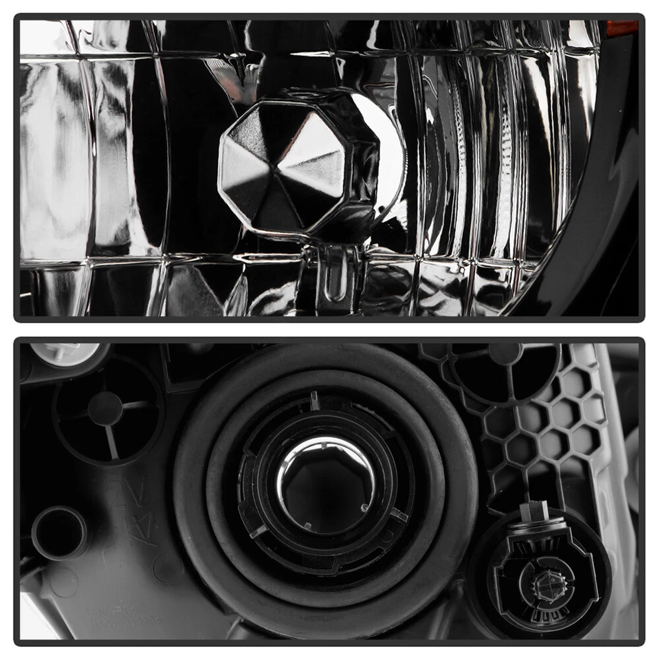 Par de faros negros izquierda+derecha para Nissan Versa Note 2014 2015 2016 Foto 4 de 4