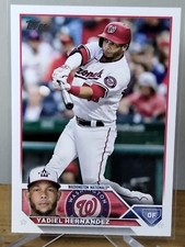 YADIEL HERNANDEZ 2023 Topps Series One Baseball #257 Washington Nationals OF
