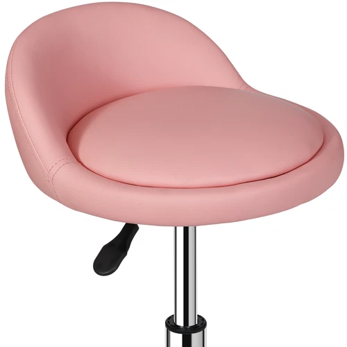 PU Leather Hydraulic Rolling Stool for Massage Facial Salon Spa w/Back Rest - Bild 15 von 19