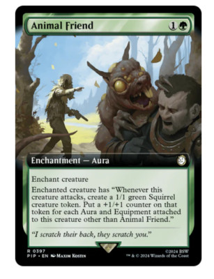 Animal Friend - Extended Art Fallout MTG