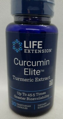 Life Extension Curcumin Elite  Turmeric Extract, 30 vegetarian capsules
