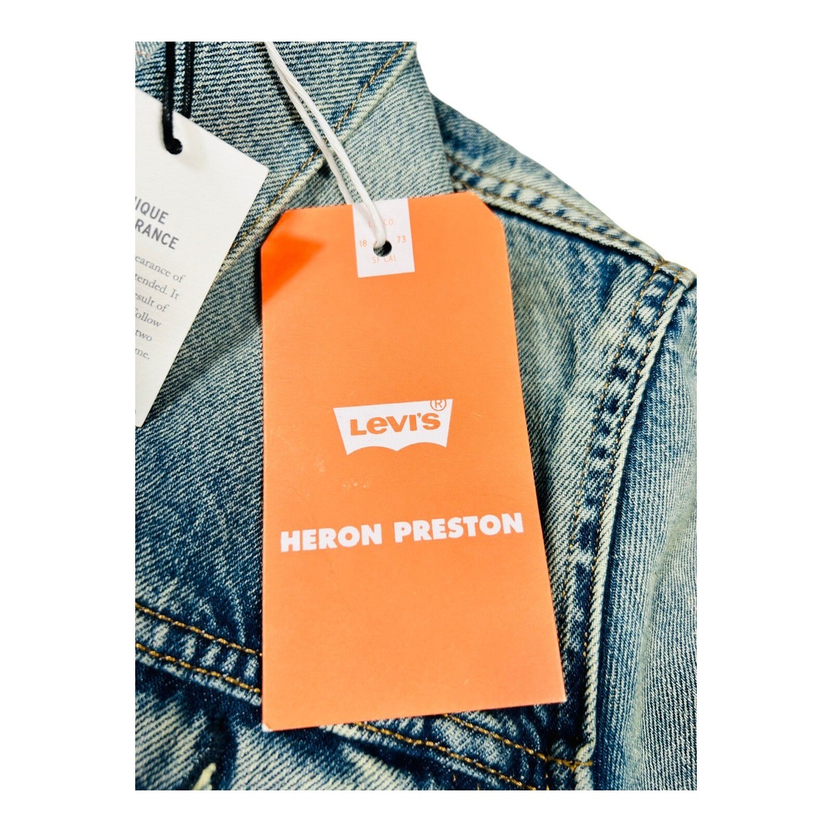 NWT Levi's X Heron Preston Trucker Jacket Men's Small NWT Levi's X Heron Preston Trucker Jacket Men's Small