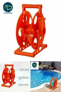 hose backwash discharge reel fits swimming pool
