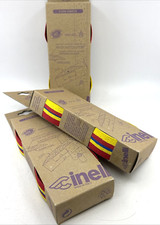 THREE NOS Vintage CINELLI Cork Ribbon YELLOW RED BLUE Stripe Tape 3x Packs