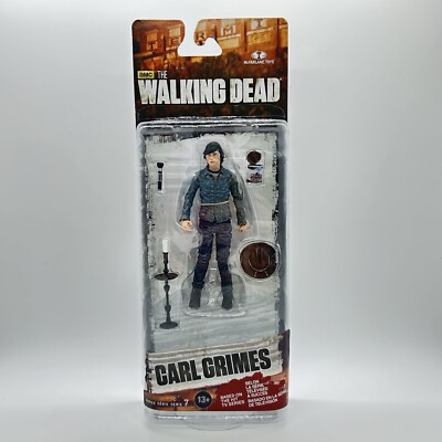 The Walking Dead Carl Grimes McFarlane 5  Series 7 Action Figure On Card 2015