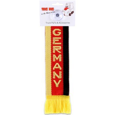 LKW Auto Minischal Germany Deutschland Mini Schal Wimpel Saugnapf Spiegel Deko