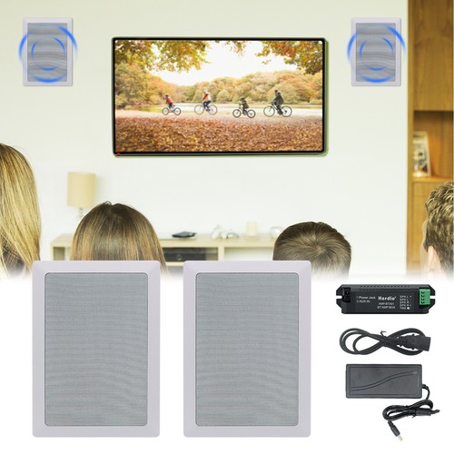 2 PC Herdio 5.25" Bluetooth Ceiling Speaker Flush Mount Wall Kitchen Speakers AU - Picture 14 of 15
