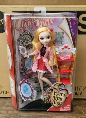 2013 New Ever After High Getting APPLE WHITE Doll 1st edition CASE
