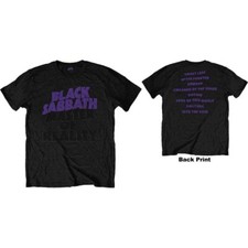 Image of Black Sabbath Unisex T-Shirt: Masters of Reality Album (Back Print) (Large)