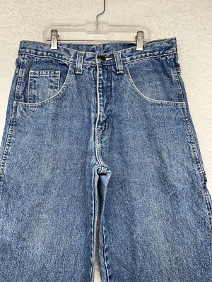 Vintage Lugz Jeans Mens 30x31 Blue Astro Carpenter Y2K Skater