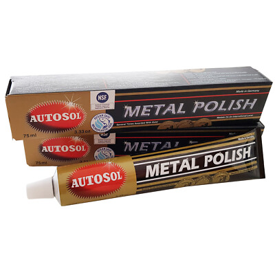 2er Sparpack 75ml Autosol Metal Polish Chromglanzpolitur Chrom-Politur Paste