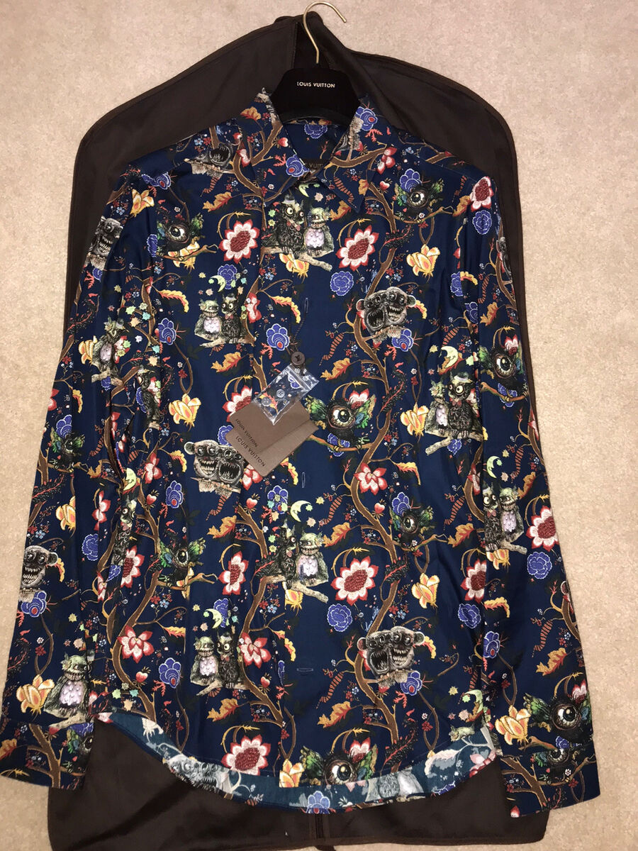 Louis vuitton x chapman brothers silk shirt