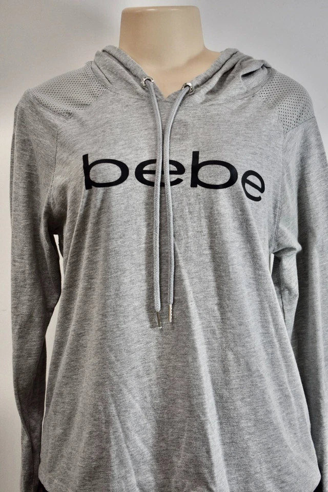 Sudaderas con capucha deportivas bebe gris mezcla algodón talla grande en oferta Foto 3 de 4