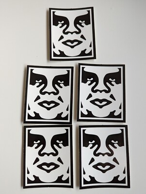 5 X SHEPARD FAIREY OBEY GIANT Andre The Giant Has A Posse Sticker 
