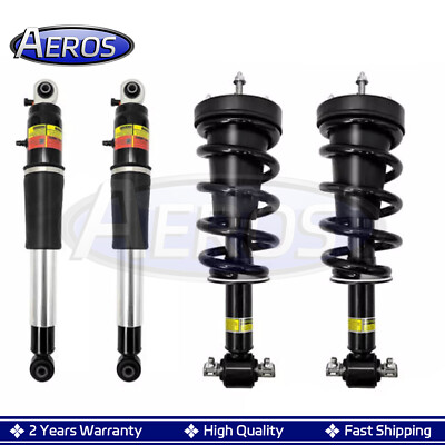 4PCS Front Strut Assy Rear Shock for Magneride Cadillac Escalade Suburban Yukon 