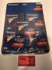 5-Pack FujiFilm 100MB Zip Disk Brand New Sealed Mac Formatted