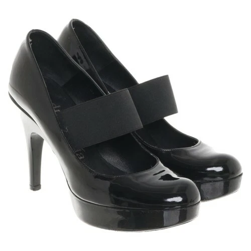 Pedro Garcia Women's Sunday Black Platform Pumps Z36101 Size 41 EUR / 11 US - Image 4 of 4