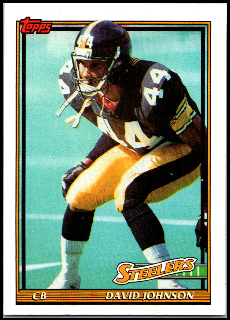1991 Topps #309 David Johnson - Rookie RC FREE SHIPPING!
