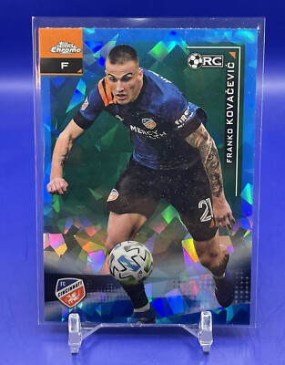 2021 Topps Chrome MLS Sapphire FRANKO KOVACEVIC Image Variation Refractor RC