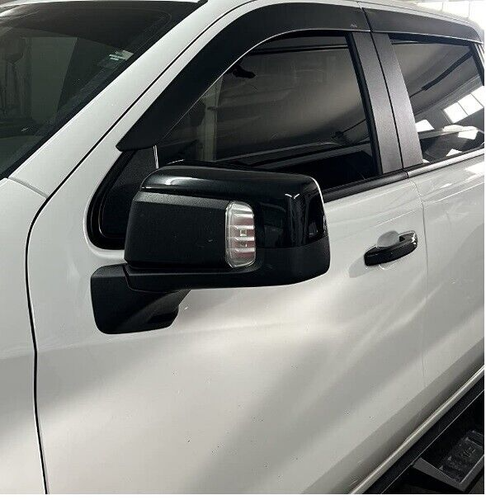Smoke Black Low Profile Rain Guards Vent Visors for 21-24 Tahoe Yukon & Escalade - Picture 3 of 3